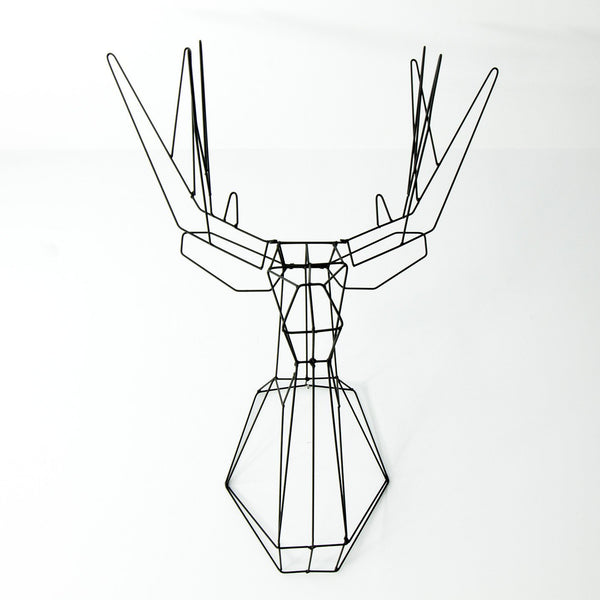 Wireframe deer head