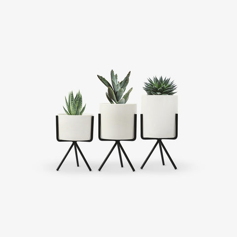 Small Tripod Planters (3 pcs)