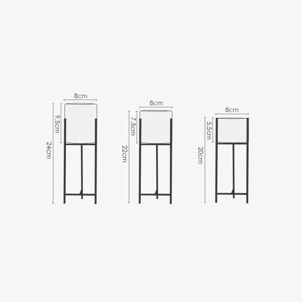 Tall straight Tripod Planter (set of 3 pcs)